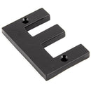 From The Anvil - Letter E - Black - 83800E - Choice Handles