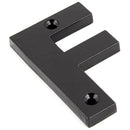From The Anvil - Letter F - Black - 83800F - Choice Handles