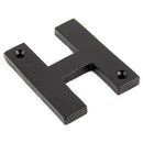 From The Anvil - Letter H - Black - 83800H - Choice Handles