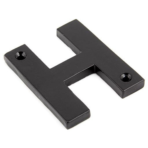 From The Anvil - Letter H - Black - 83800H - Choice Handles