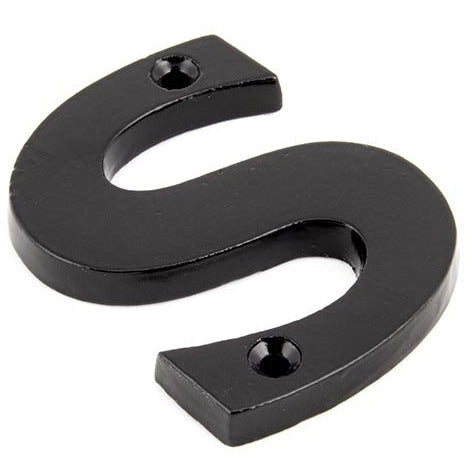 From The Anvil - Letter S - Black - 83800S - Choice Handles