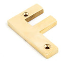From The Anvil - Letter F - Polished Brass - 83801F - Choice Handles