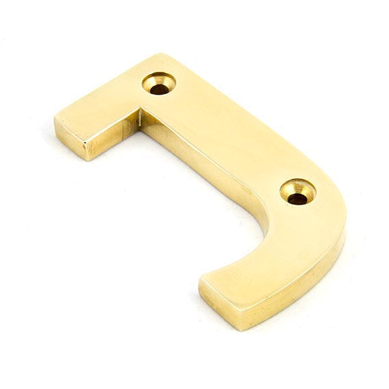 From The Anvil - Letter J - Polished Brass - 83801J - Choice Handles