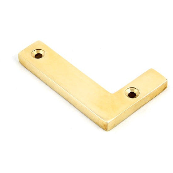 From The Anvil - Letter L - Polished Brass - 83801L - Choice Handles