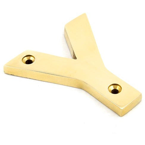From The Anvil - Letter Y - Polished Brass - 83801Y - Choice Handles