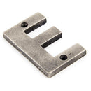 From The Anvil - Letter E - Antique Pewter - 83803E - Choice Handles
