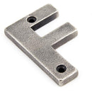 From The Anvil - Letter F - Antique Pewter - 83803F - Choice Handles