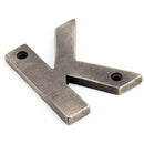 From The Anvil - Letter K - Antique Pewter - 83803K - Choice Handles