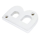 From The Anvil - Letter B - Satin Chrome - 83804B - Choice Handles