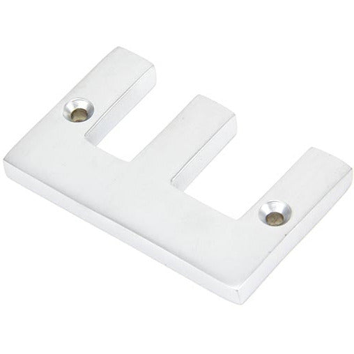 From The Anvil - Letter E - Satin Chrome - 83804E - Choice Handles