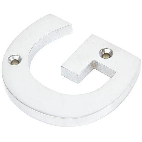 From The Anvil - Letter G - Satin Chrome - 83804G - Choice Handles