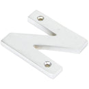 From The Anvil - Letter N - Satin Chrome - 83804N - Choice Handles
