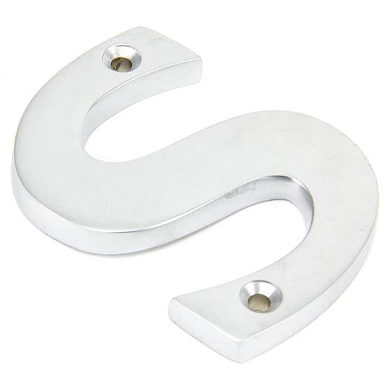 From The Anvil - Letter S - Satin Chrome - 83804S - Choice Handles