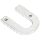 From The Anvil - Letter U - Satin Chrome - 83804U - Choice Handles