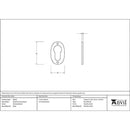 From The Anvil - Euro Escutcheon - Polished Nickel - 83813 - Choice Handles