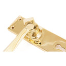 From The Anvil - Straight Lever Lock Set - Polished Brass - 83829 - Choice Handles