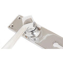 From The Anvil - Straight Lever Lock Set - Polished Chrome - 83830 - Choice Handles