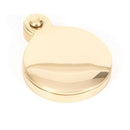 From The Anvil - 30mm Round Escutcheon - Polished Brass - 83831 - Choice Handles