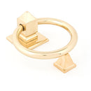 From The Anvil - Ring Door Knocker - Polished Brass - 83836 - Choice Handles
