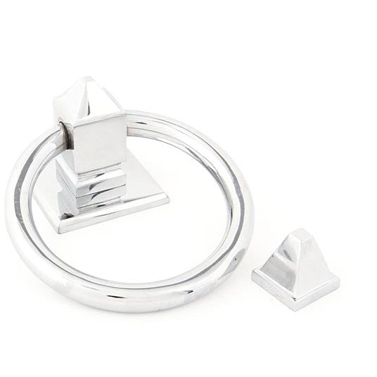 From The Anvil - Ring Door Knocker - Polished Chrome - 83837 - Choice Handles