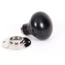 From The Anvil - Bun Mortice/Rim Knob Set - Ebony - 83838 - Choice Handles