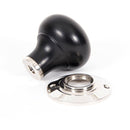 From The Anvil - Bun Mortice/Rim Knob Set - Ebony - 83838 - Choice Handles