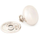 From The Anvil - Mushroom Mortice/Rim Knob Set - Polished Nickel - 83839 - Choice Handles