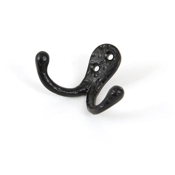 From The Anvil - Double Robe Hooks - Black - 83843 - Choice Handles