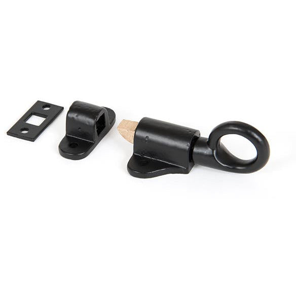 From The Anvil - Fanlight Catch with two Keeps - Aged Bronze - 83844 - Choice Handles