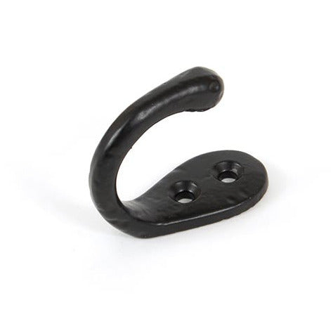 From The Anvil - Single Robe Hook - Black - 83845 - Choice Handles