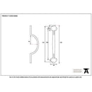 From The Anvil - Sash Pull - Beeswax - 83846 - Choice Handles