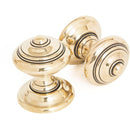 From The Anvil - Elmore Concealed Mortice Knob Set - Aged Brass - 83864 - Choice Handles