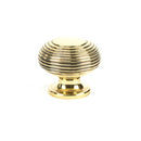 From The Anvil - Beehive Cabinet Knob 40mm - Aged Brass - 83866 - Choice Handles