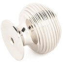 From The Anvil - Beehive Cabinet Knob 30mm - Polished Nickel - 83867 - Choice Handles