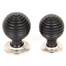 From The Anvil - Beehive Cabinet Knob 38mm - Ebony - 83870 - Choice Handles