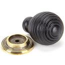 From The Anvil - Beehive Cabinet Knob 38mm - Ebony - 83872 - Choice Handles