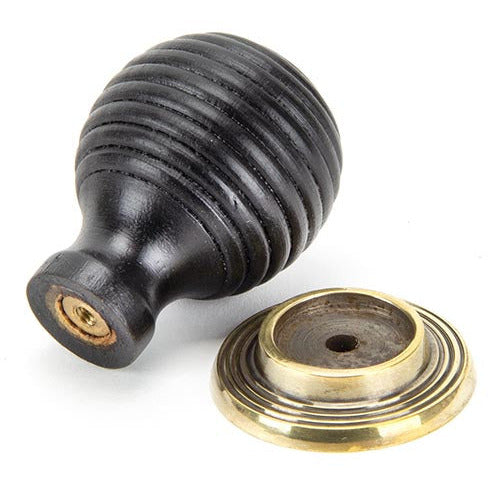From The Anvil - Beehive Cabinet Knob 38mm - Ebony - 83872 - Choice Handles