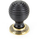 From The Anvil - Beehive Cabinet Knob 38mm - Ebony - 83872 - Choice Handles