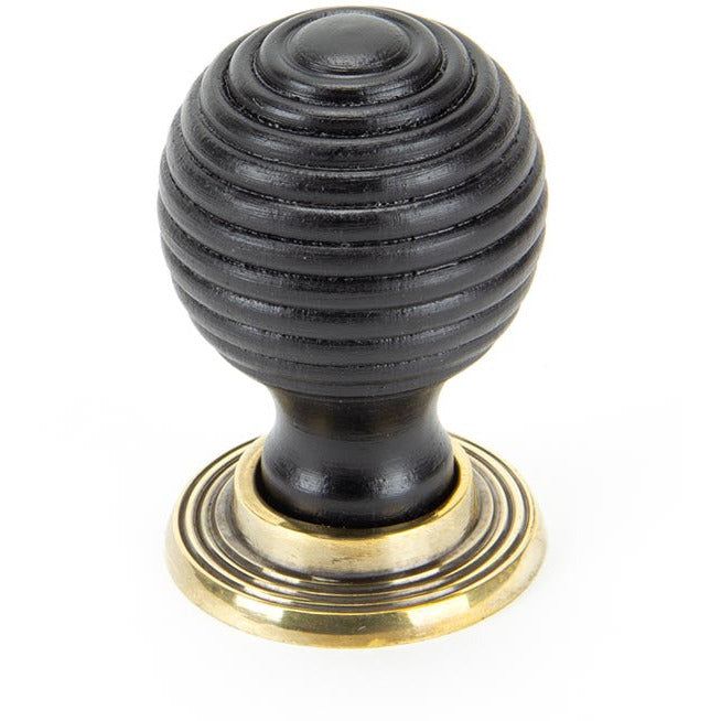 From The Anvil - Beehive Cabinet Knob 38mm - Ebony - 83872 - Choice Handles