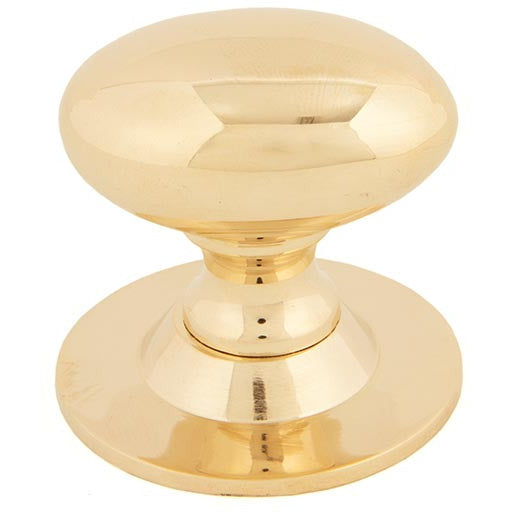 From The Anvil - Oval Cabinet Knob 40mm - Polished Brass - 83879 - Choice Handles