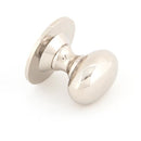 From The Anvil - Oval Cabinet Knob 40mm - Polished Nickel - 83880 - Choice Handles