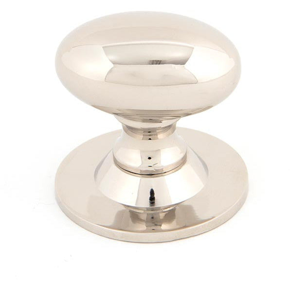 From The Anvil - Oval Cabinet Knob 40mm - Polished Nickel - 83880 - Choice Handles