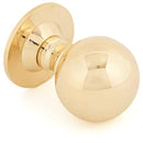 From The Anvil - Ball Cabinet Knob 39mm - Polished Brass - 83881 - Choice Handles