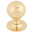 From The Anvil - Ball Cabinet Knob 39mm - Polished Brass - 83881 - Choice Handles