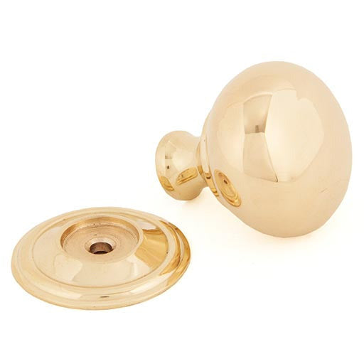 From The Anvil - Mushroom Cabinet Knob 32mm - Polished Brass - 83883 - Choice Handles