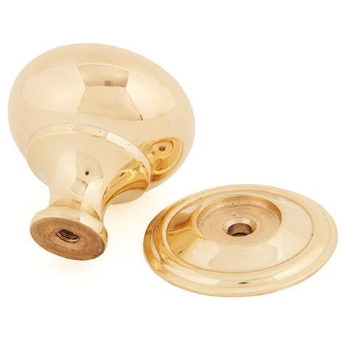 From The Anvil - Mushroom Cabinet Knob 32mm - Polished Brass - 83883 - Choice Handles