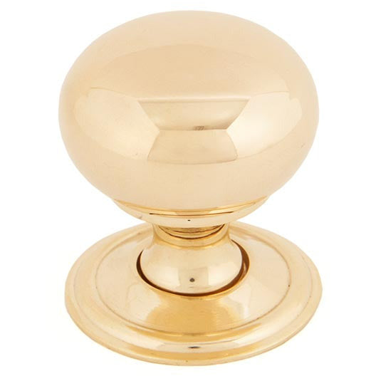 From The Anvil - Mushroom Cabinet Knob 32mm - Polished Brass - 83883 - Choice Handles