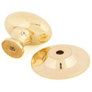 From The Anvil - Oval Cabinet Knob 33mm - Polished Brass - 83885 - Choice Handles