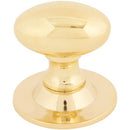 From The Anvil - Oval Cabinet Knob 33mm - Polished Brass - 83885 - Choice Handles