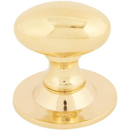 From The Anvil - Oval Cabinet Knob 33mm - Polished Brass - 83885 - Choice Handles